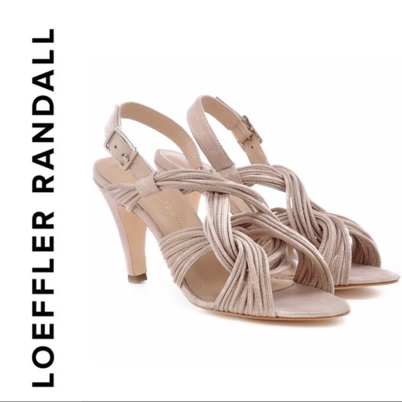 $350~LOEFFLER RANDALL~Leather Knot Sandals~9/9.5 - Picture 1 of 14